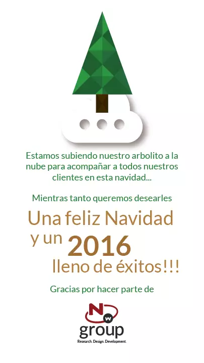 Felices fiestas les desea el equipo de NetWoods